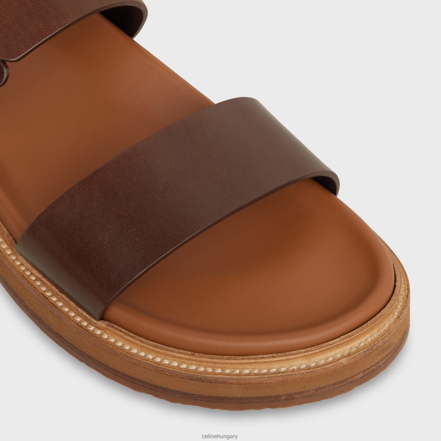 cipő CELINE tippi borjúbőr növényi szoláriumban sötétbarna férfiak J6P4882072