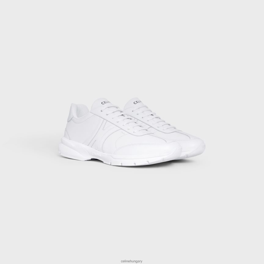 cipő CELINE Runner cr-01 alacsony fűzős borjúbőr tornacipő optika fehér férfiak J6P4882030