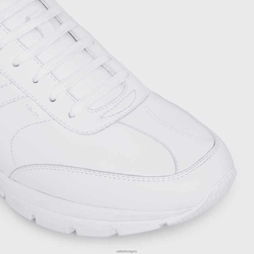 cipő CELINE Runner cr-01 alacsony fűzős borjúbőr tornacipő optika fehér férfiak J6P4882030
