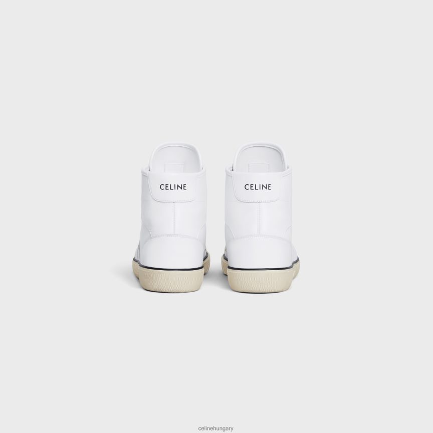 cipő CELINE as-02 közepesen alacsony fűzős alan tornacipő borjúbőrből optika fehér férfiak J6P4882053