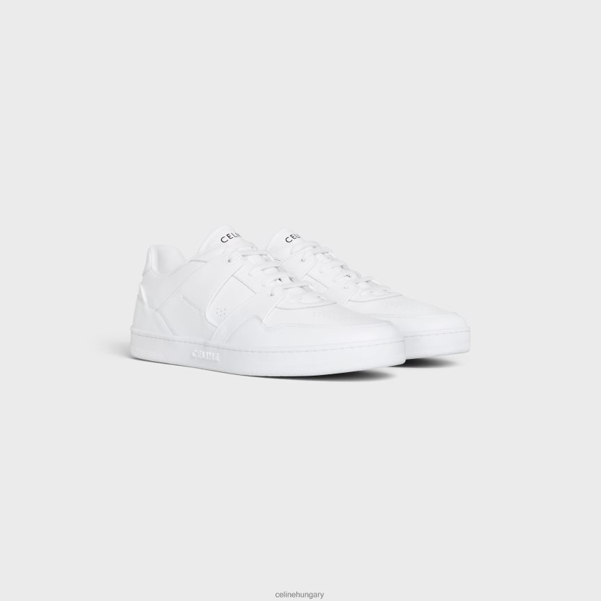 cipő CELINE ct-04 edzőcipő alacsony fűzős borjúbőrből optika fehér férfiak J6P4882047