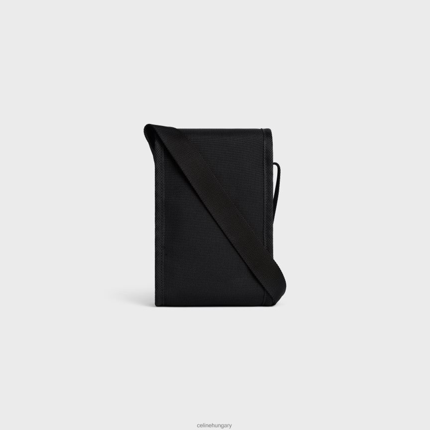 kiegészítők CELINE Trekking telefontáska nylonból, nyomattal fekete férfiak J6P4882170