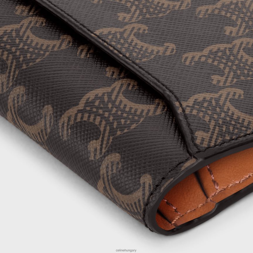 kiegészítők CELINE függőleges kártyatartó triumph vászonból Cser férfiak J6P4882137