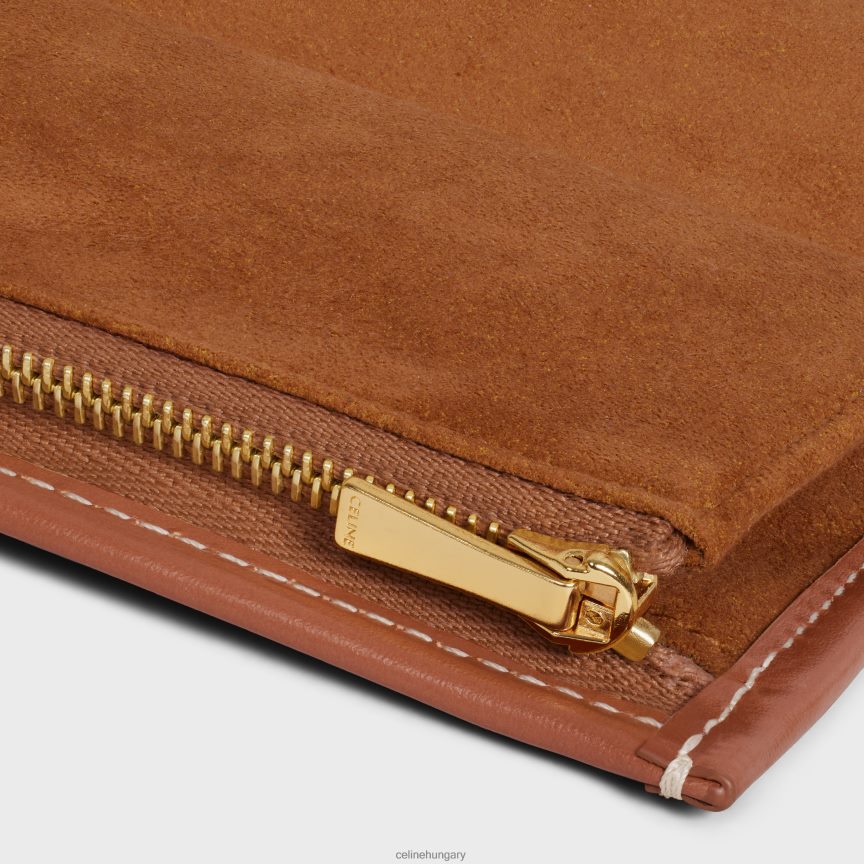 kiegészítők CELINE Triomphe vászon ékszertasak nyomattal és borjúbőrrel leopárd férfiak J6P4881596