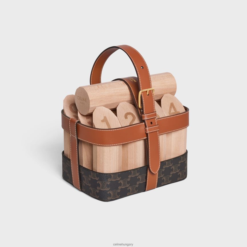 kiegészítők CELINE befejezni a gerinceket triumph vászonnal és borjúbőrrel Cser férfiak J6P4881686