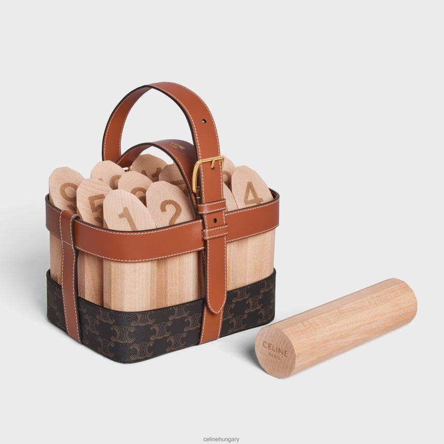 kiegészítők CELINE befejezni a gerinceket triumph vászonnal és borjúbőrrel Cser férfiak J6P4881686