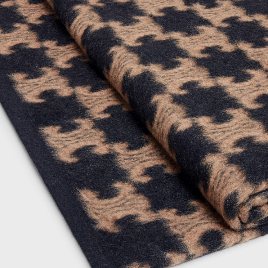 kiegészítők CELINE borjúbőr takaró és takarótartó fekete/barna férfiak J6P4881542