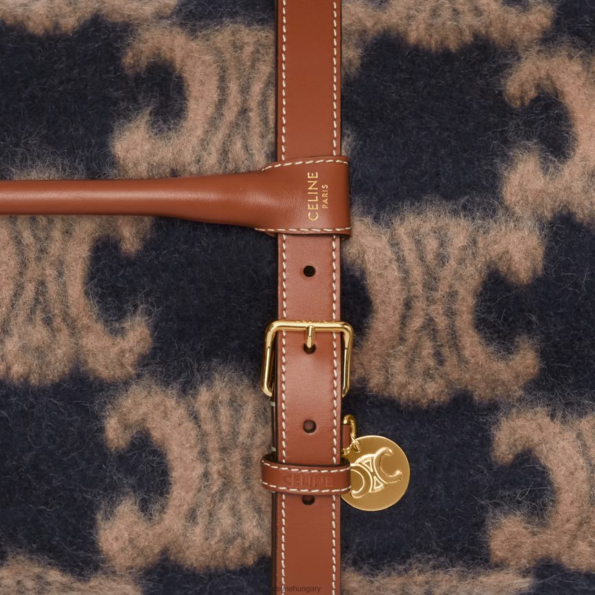 kiegészítők CELINE borjúbőr takaró és takarótartó fekete/barna férfiak J6P4881542