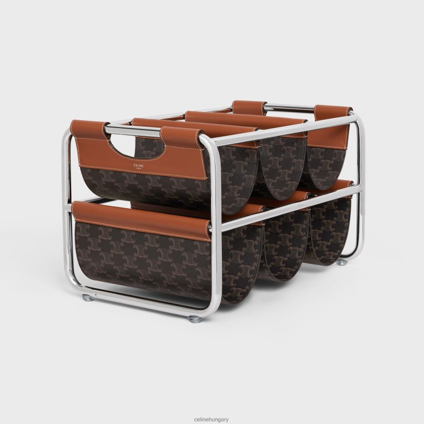 kiegészítők CELINE boros állvány triumph vászonból és acélból Cser férfiak J6P4881659