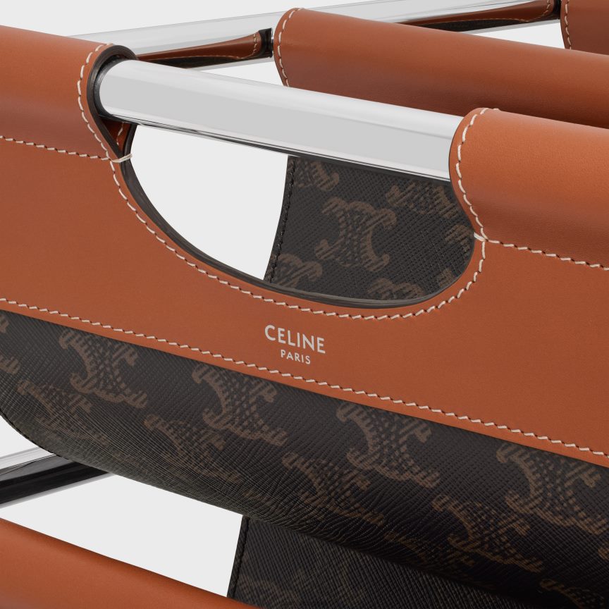 kiegészítők CELINE boros állvány triumph vászonból és acélból Cser férfiak J6P4881659