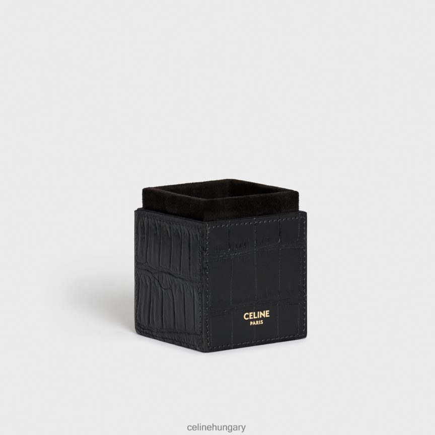 kiegészítők CELINE case 1 parfüm 3,4 fl.oz krokodilban fekete férfiak J6P4881465