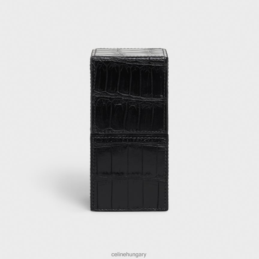 kiegészítők CELINE case 1 parfüm 3,4 fl.oz krokodilban fekete férfiak J6P4881465