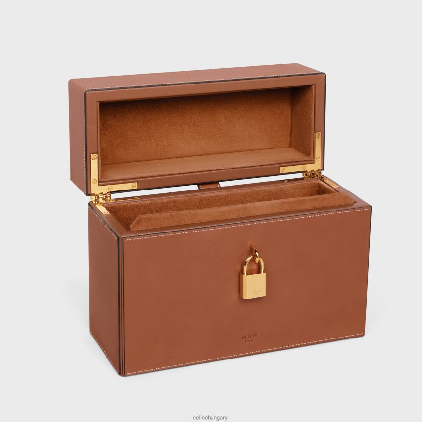 kiegészítők CELINE case 3 parfümök 6,8 fl.oz természetes borjúbőrben Cser férfiak J6P4881471