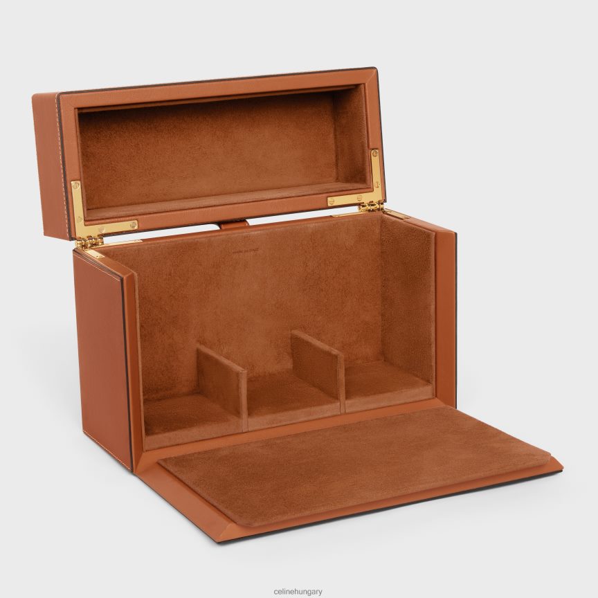 kiegészítők CELINE case 3 parfümök 6,8 fl.oz természetes borjúbőrben Cser férfiak J6P4881471