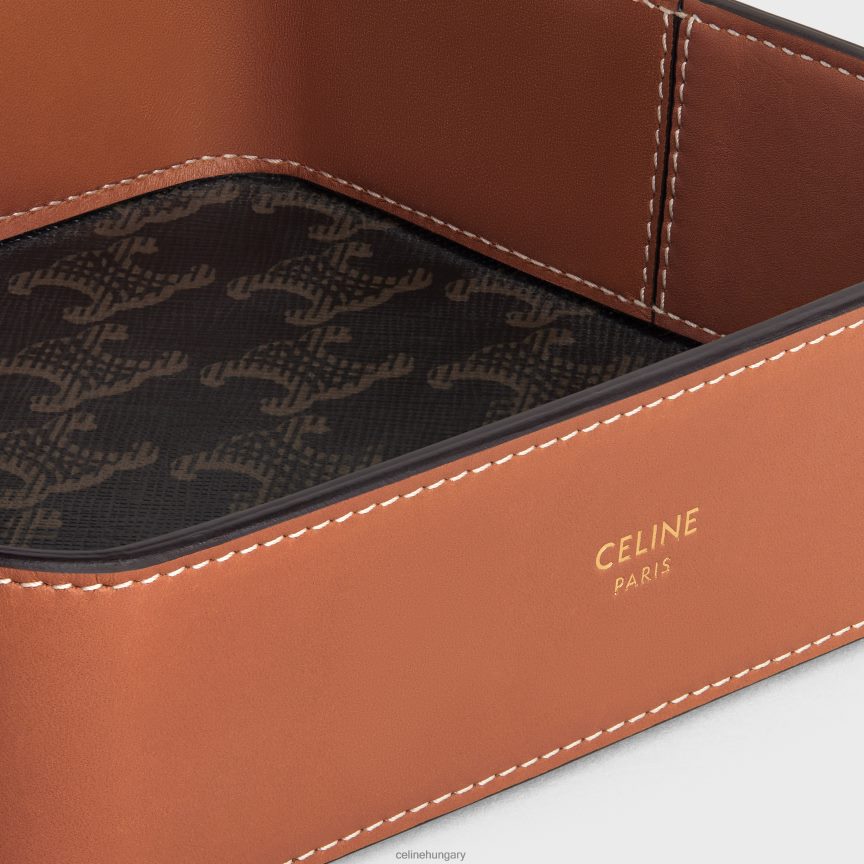 kiegészítők CELINE csecsebecsés tál triumph vászonból és borjúbőrből Cser férfiak J6P4881535