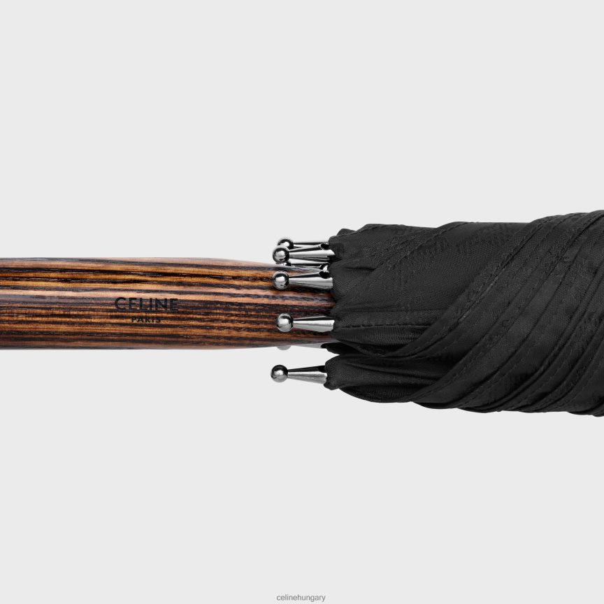 kiegészítők CELINE esernyő triomphe jacquard textilből fekete férfiak J6P4881543