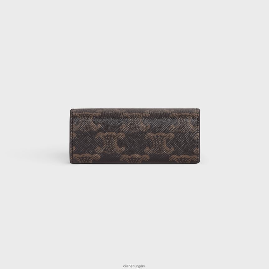 kiegészítők CELINE gyűrűtok triumph vászonból fekete férfiak J6P4881598