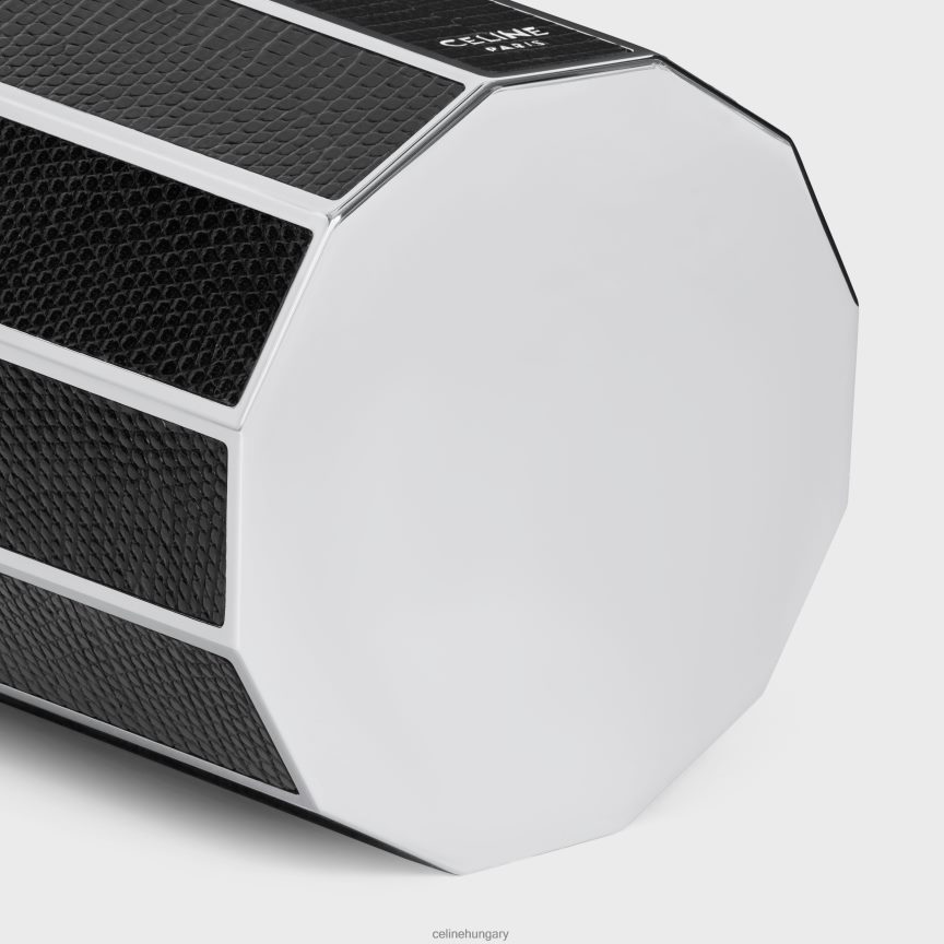 kiegészítők CELINE gyertyatartó acélból és gyíkból fekete férfiak J6P4881519