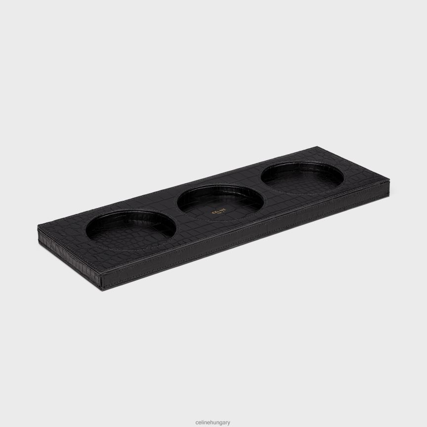 kiegészítők CELINE gyertyatartó krokodilban fekete férfiak J6P4881520