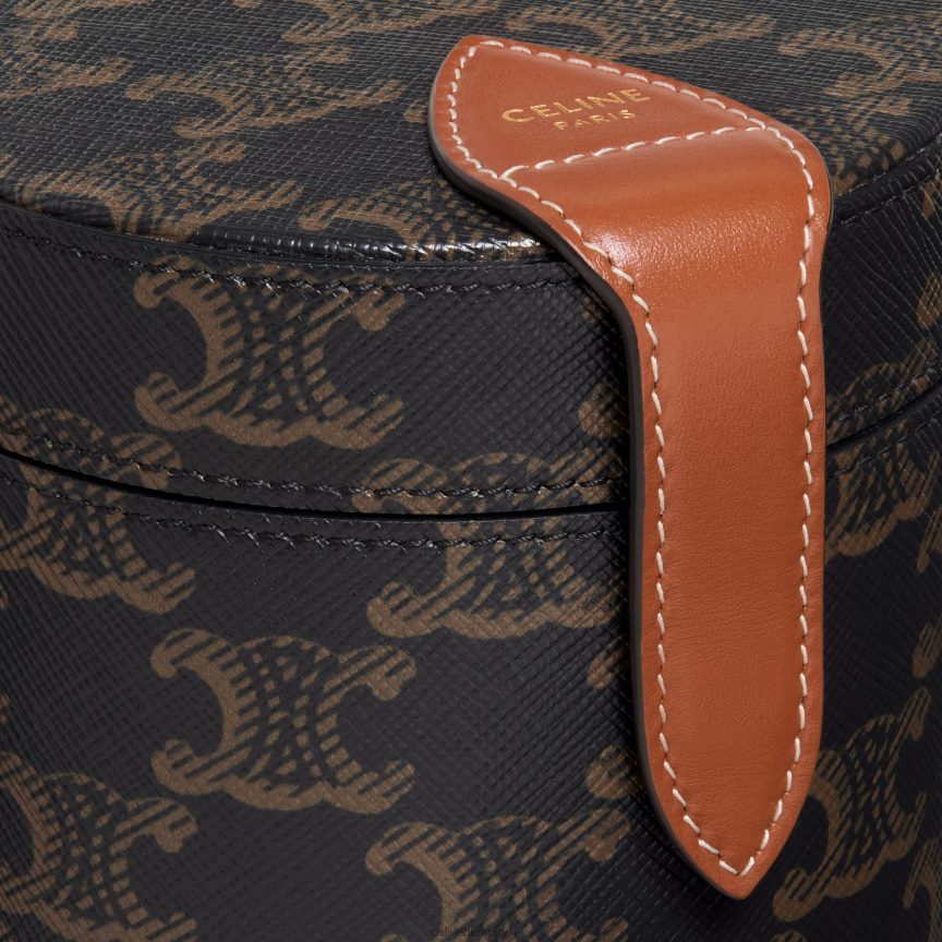 kiegészítők CELINE gyertyatartó triumph vászonból és borjúbőrből Cser férfiak J6P4881524