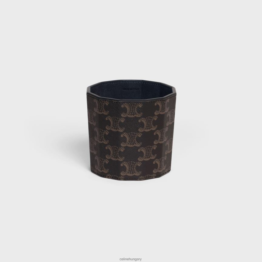 kiegészítők CELINE gyertyatartó triumph vászonból és borjúbőrből Cser férfiak J6P4881525