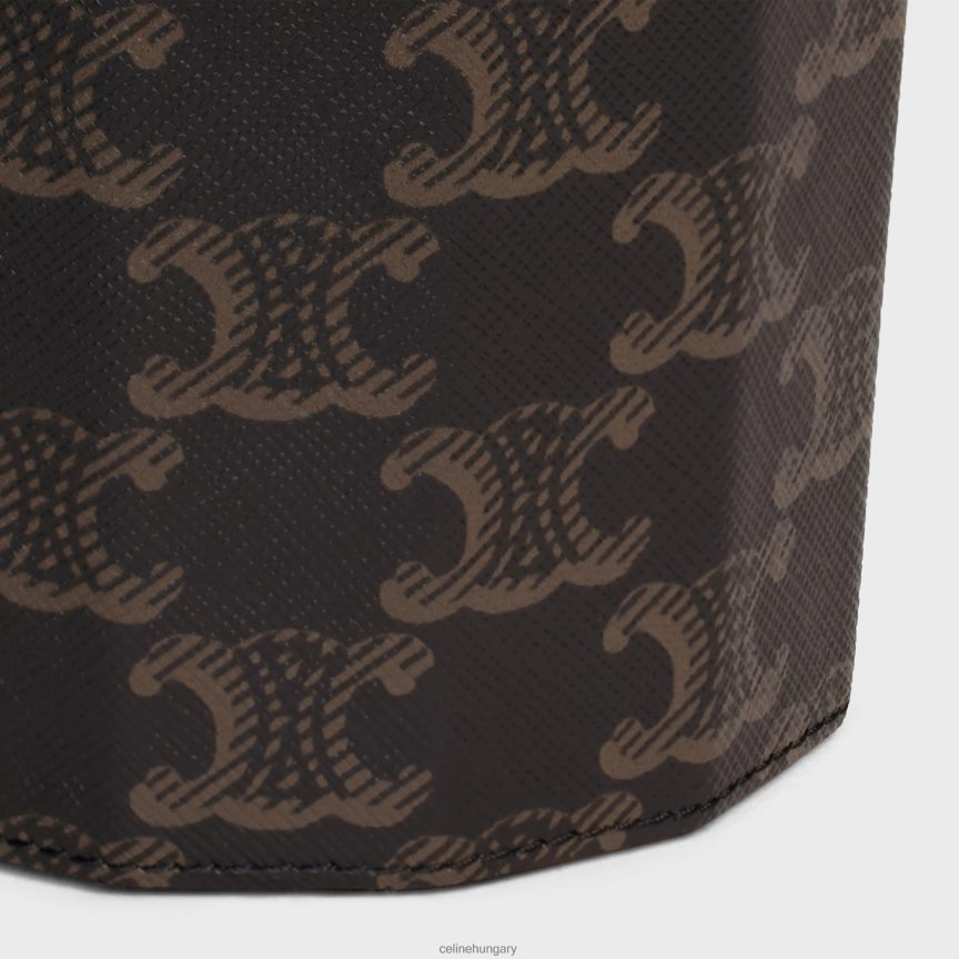 kiegészítők CELINE gyertyatartó triumph vászonból és borjúbőrből Cser férfiak J6P4881525