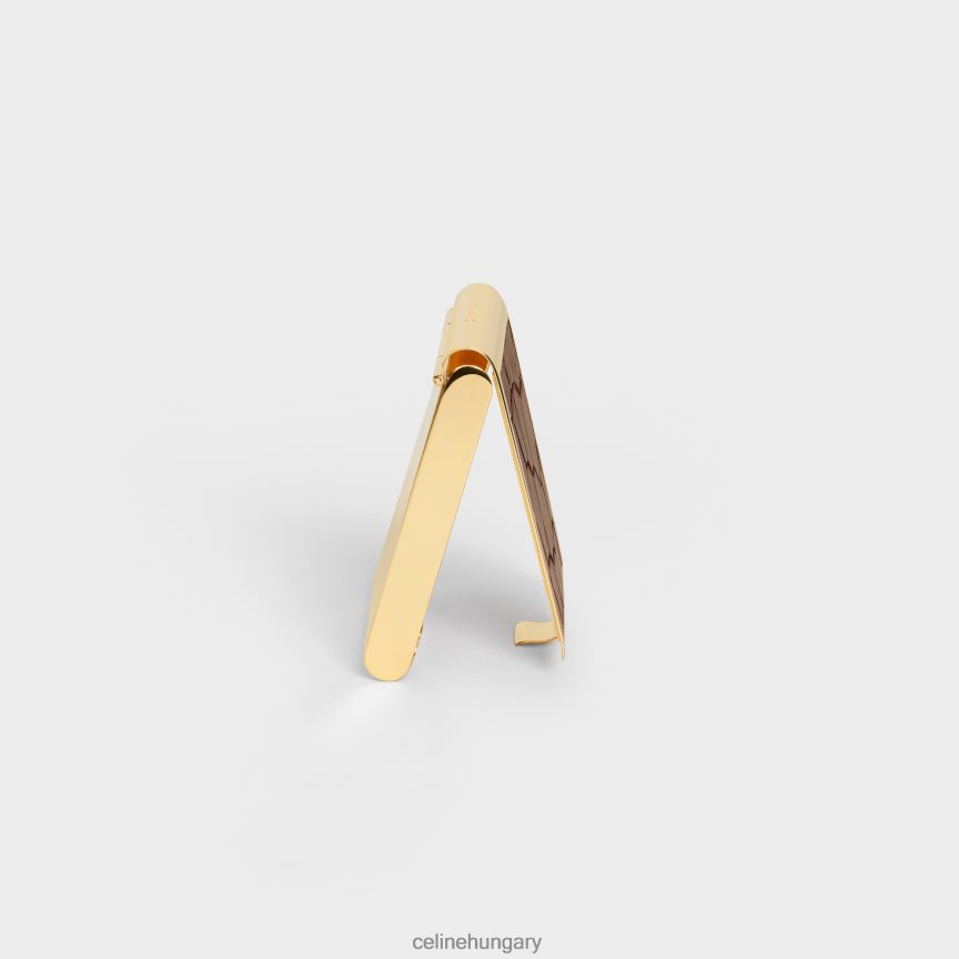 kiegészítők CELINE gyufa doboz sárgarézből és aligátorból Burgundia férfiak J6P4881555