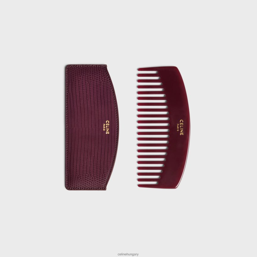 kiegészítők CELINE hajlított hajfésű gyíkban acai férfiak J6P4881608
