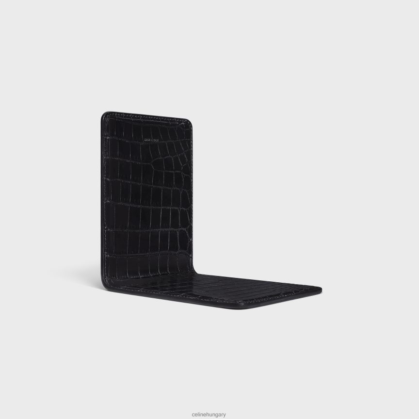 kiegészítők CELINE könyvtartó krokodilban fekete férfiak J6P4881655