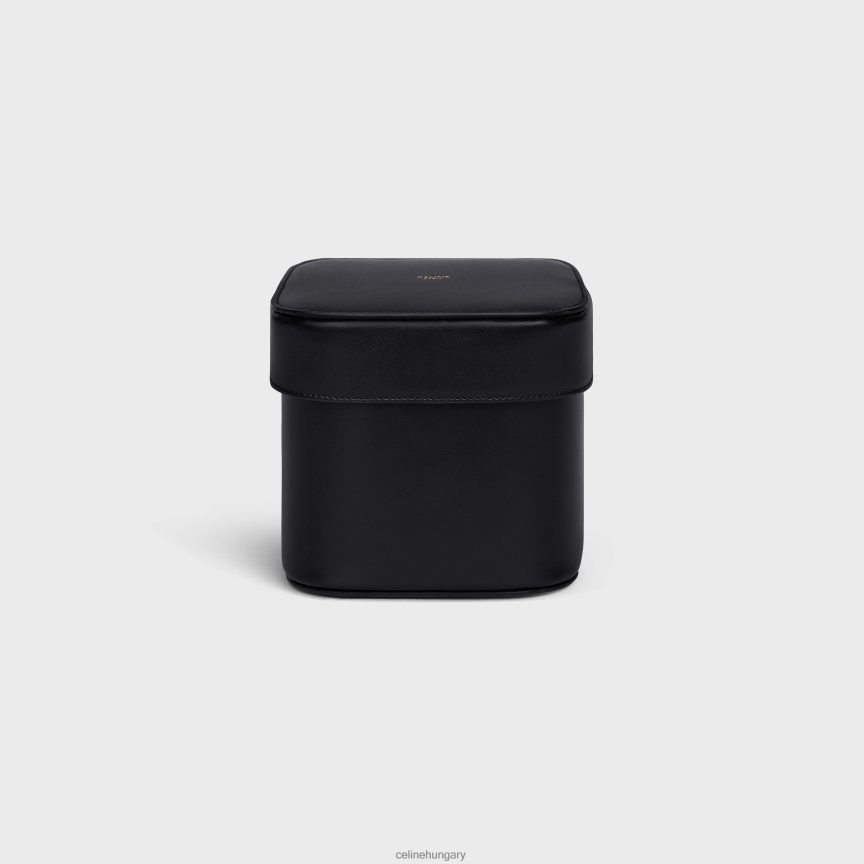 kiegészítők CELINE közepes doboz fényes borjúbőrből fekete férfiak J6P4881529