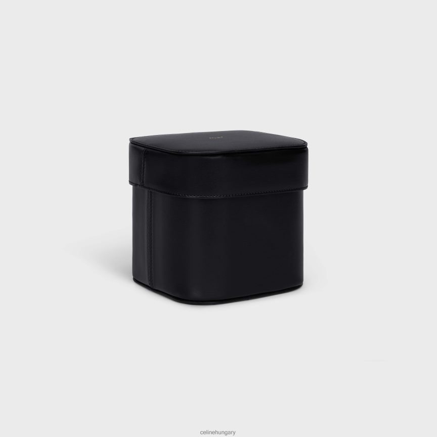 kiegészítők CELINE közepes doboz fényes borjúbőrből fekete férfiak J6P4881529