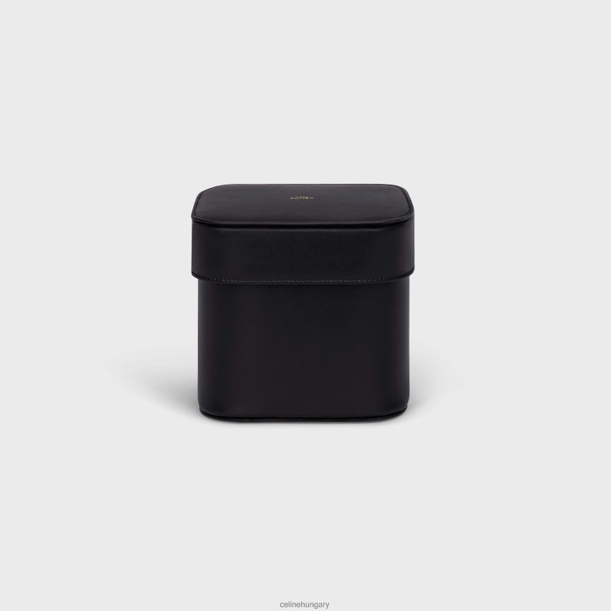 kiegészítők CELINE közepes doboz fényes borjúbőrből fekete férfiak J6P4881529