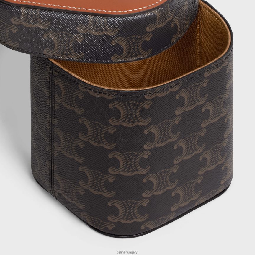 kiegészítők CELINE kis doboz triumph vászonból és borjúbőrből Cser férfiak J6P4881538