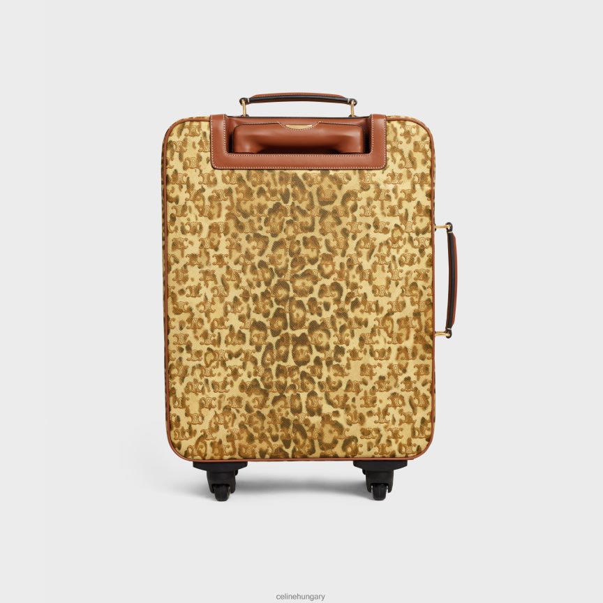kiegészítők CELINE kis kocsi triumph vászon nyomattal és borjúbőrrel leopárd férfiak J6P4881625