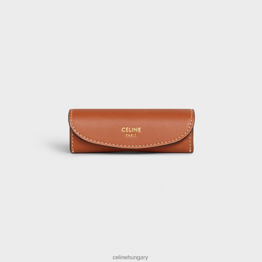 kiegészítők CELINE kockatartó természetes borjúbőrből Cser férfiak J6P4881675