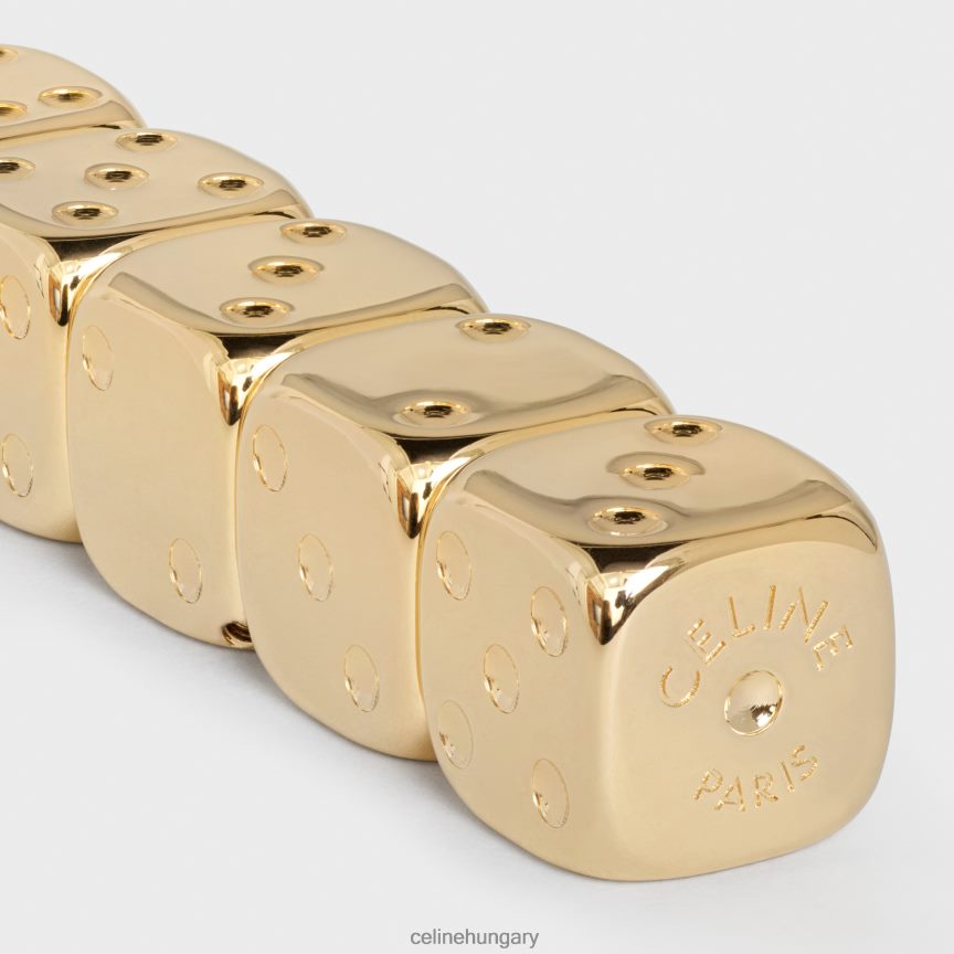 kiegészítők CELINE kockatartó természetes borjúbőrből Cser férfiak J6P4881675