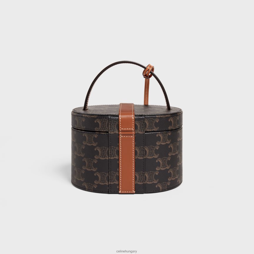 kiegészítők CELINE kozmetikai tok triumph vászonból és borjúbőrből Cser férfiak J6P4881583
