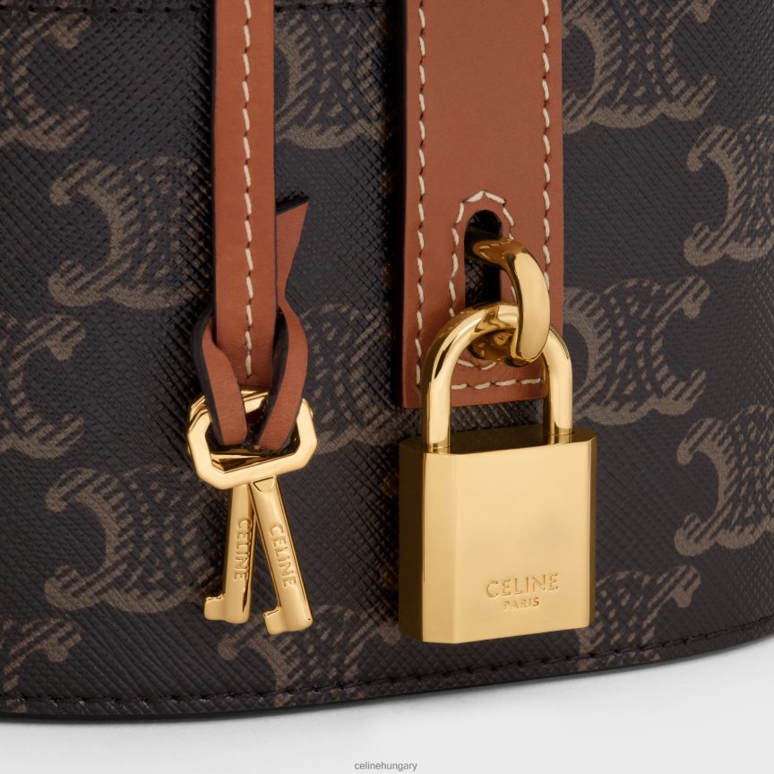 kiegészítők CELINE kozmetikai tok triumph vászonból és borjúbőrből Cser férfiak J6P4881583