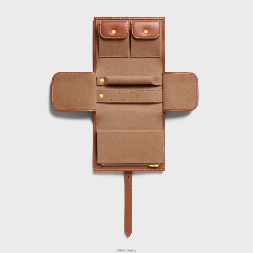 kiegészítők CELINE ékszertasak triumph vászonból és borjúbőrből Cser férfiak J6P4881488