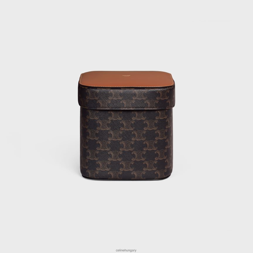 kiegészítők CELINE nagy doboz triumph vászonból és borjúbőrből Cser férfiak J6P4881536