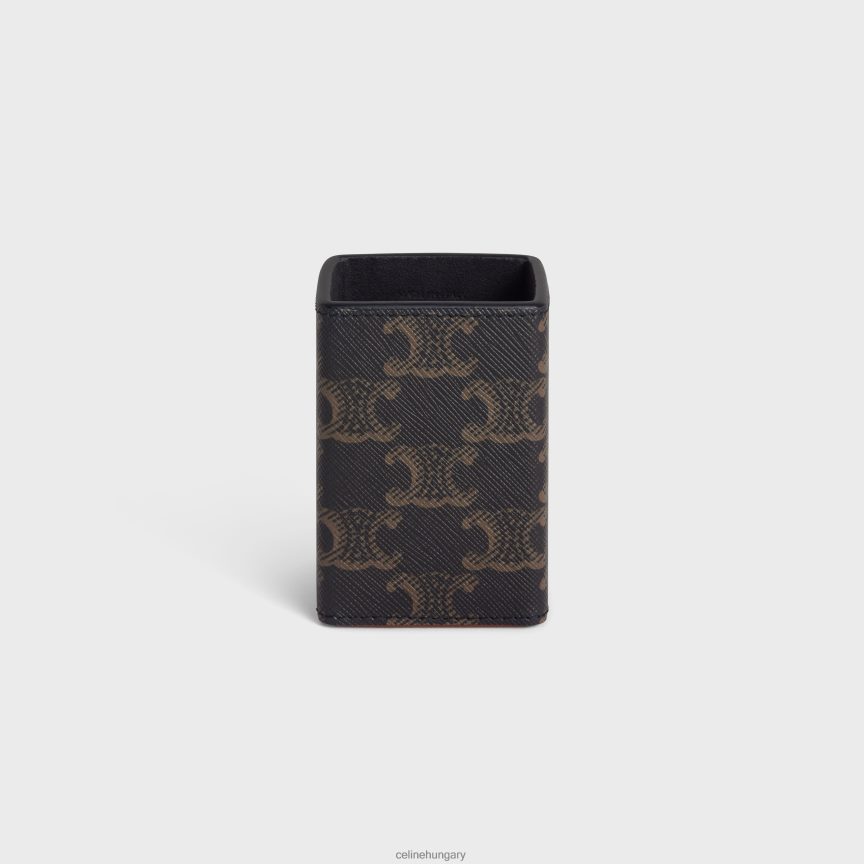 kiegészítők CELINE parfümtartó 100 ml triumph vászonból és borjúbőrből Cser férfiak J6P4881462