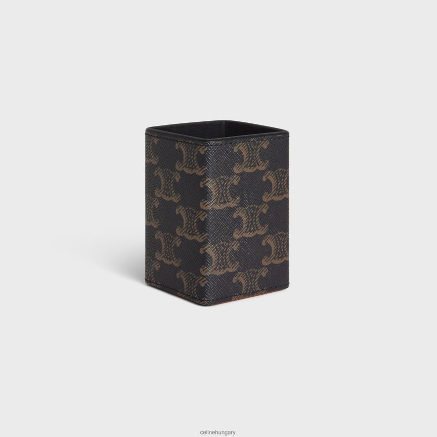 kiegészítők CELINE parfümtartó 100 ml triumph vászonból és borjúbőrből Cser férfiak J6P4881462