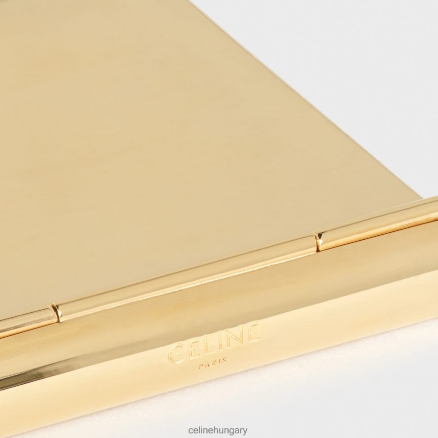kiegészítők CELINE python gravírozott gyufadoboz sárgarézből Arany férfiak J6P4881550