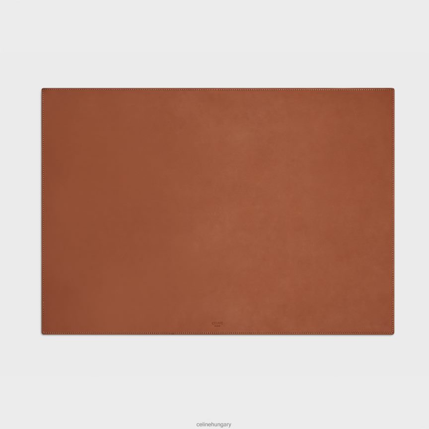 kiegészítők CELINE íróasztal alátét természetes borjúbőrből Cser férfiak J6P4881657