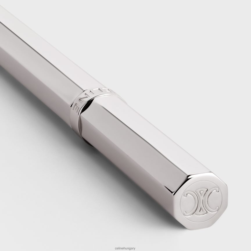 kiegészítők CELINE sárgaréz golyóstoll ezüst férfiak J6P4881646