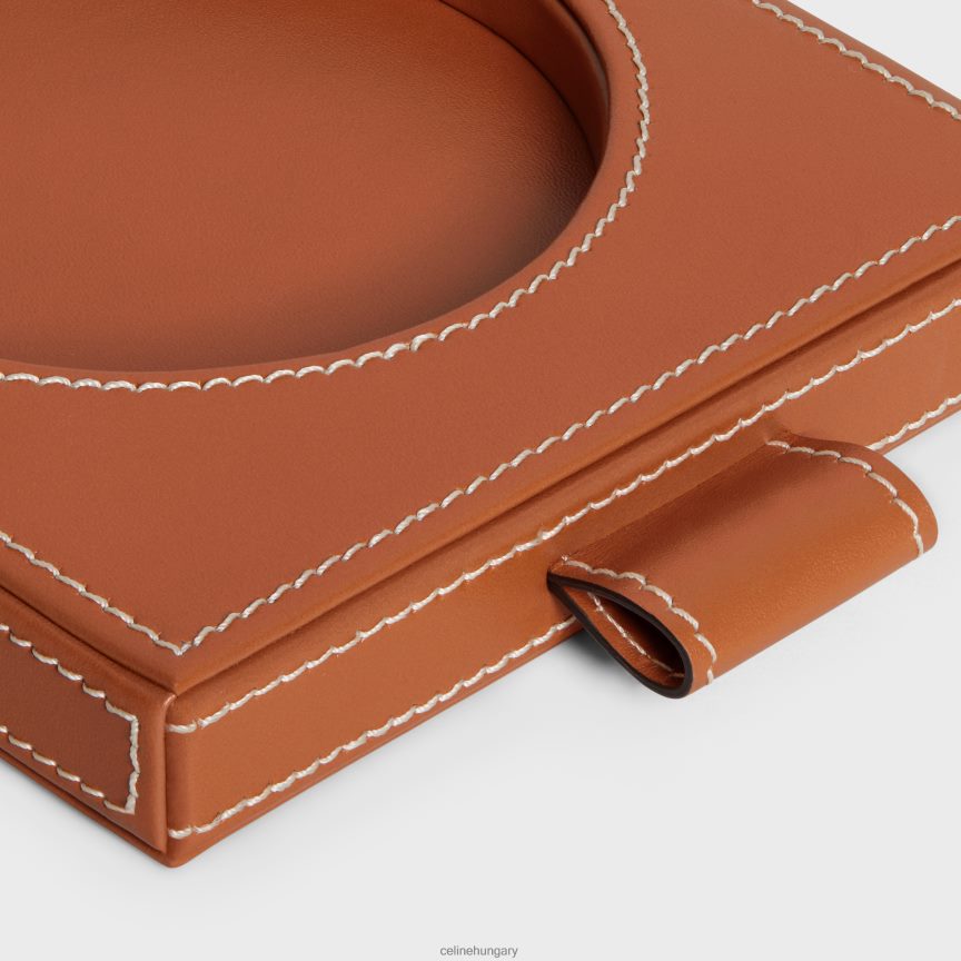 kiegészítők CELINE sima borjúbőr gyertyatartó Cser férfiak J6P4881523