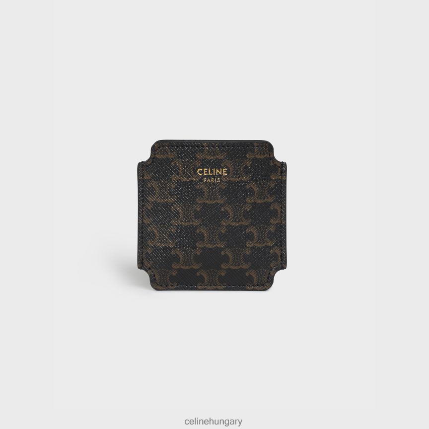 kiegészítők CELINE sterling hamutartó triomphe vászon tasakkal ezüst férfiak J6P4881549