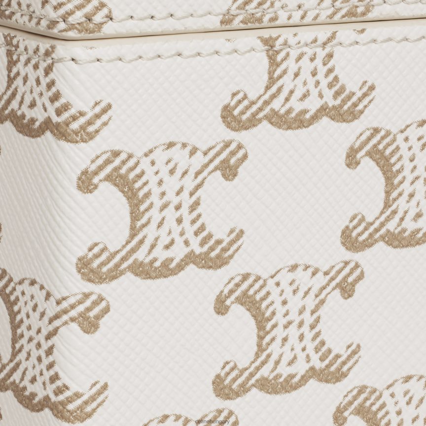 kiegészítők CELINE tok 1 parfüm 100 ml triumph vászonból és borjúbőrből fehér férfiak J6P4881559