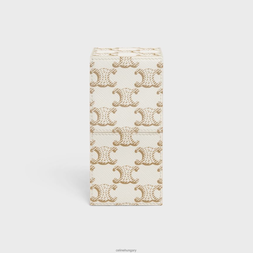 kiegészítők CELINE tok 1 parfüm 3,4 fl.oz triomphe vászonban fehér férfiak J6P4881464