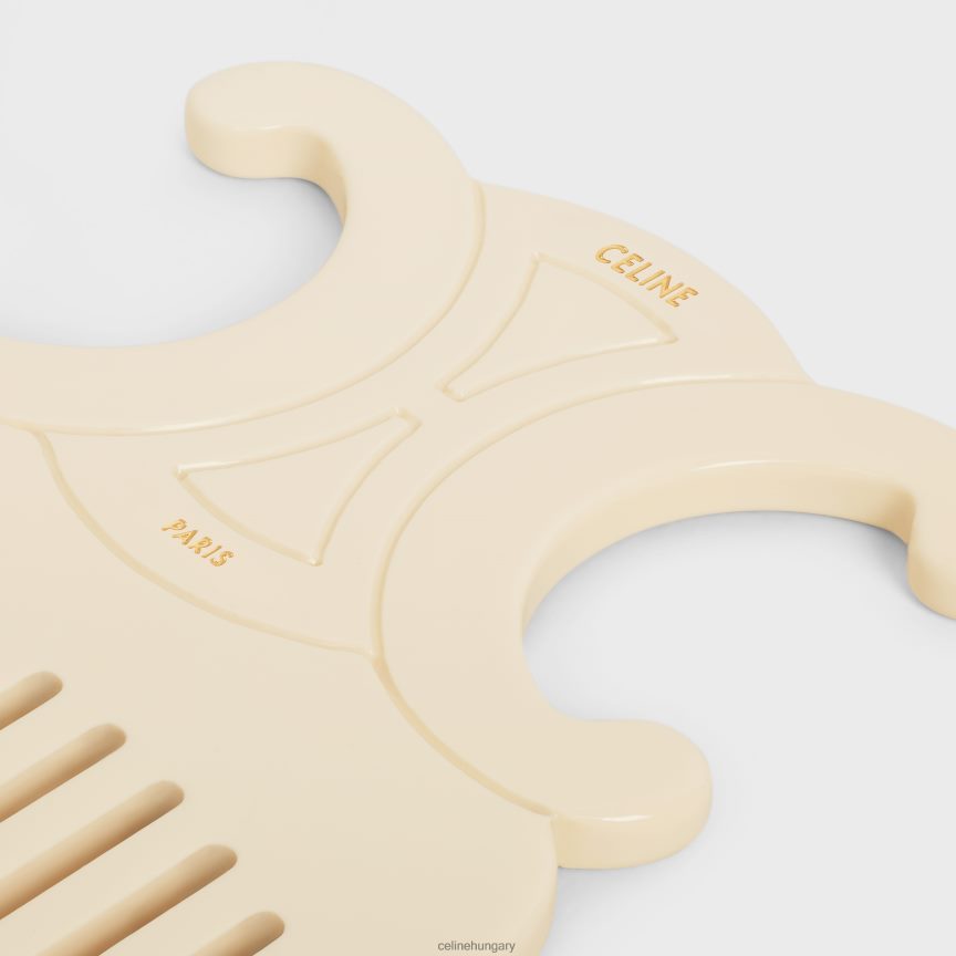 kiegészítők CELINE triomphe hajfésű acetátban elefántcsont férfiak J6P4881604